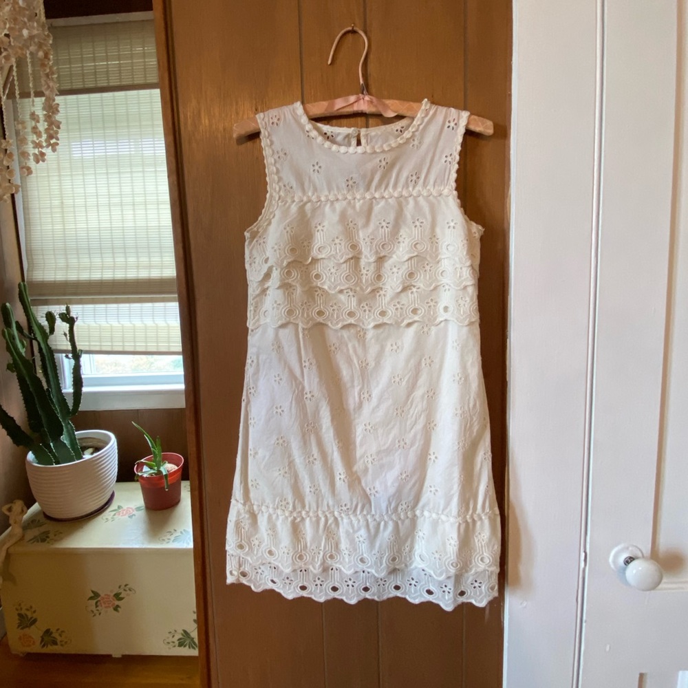 Tiered eyelet dress